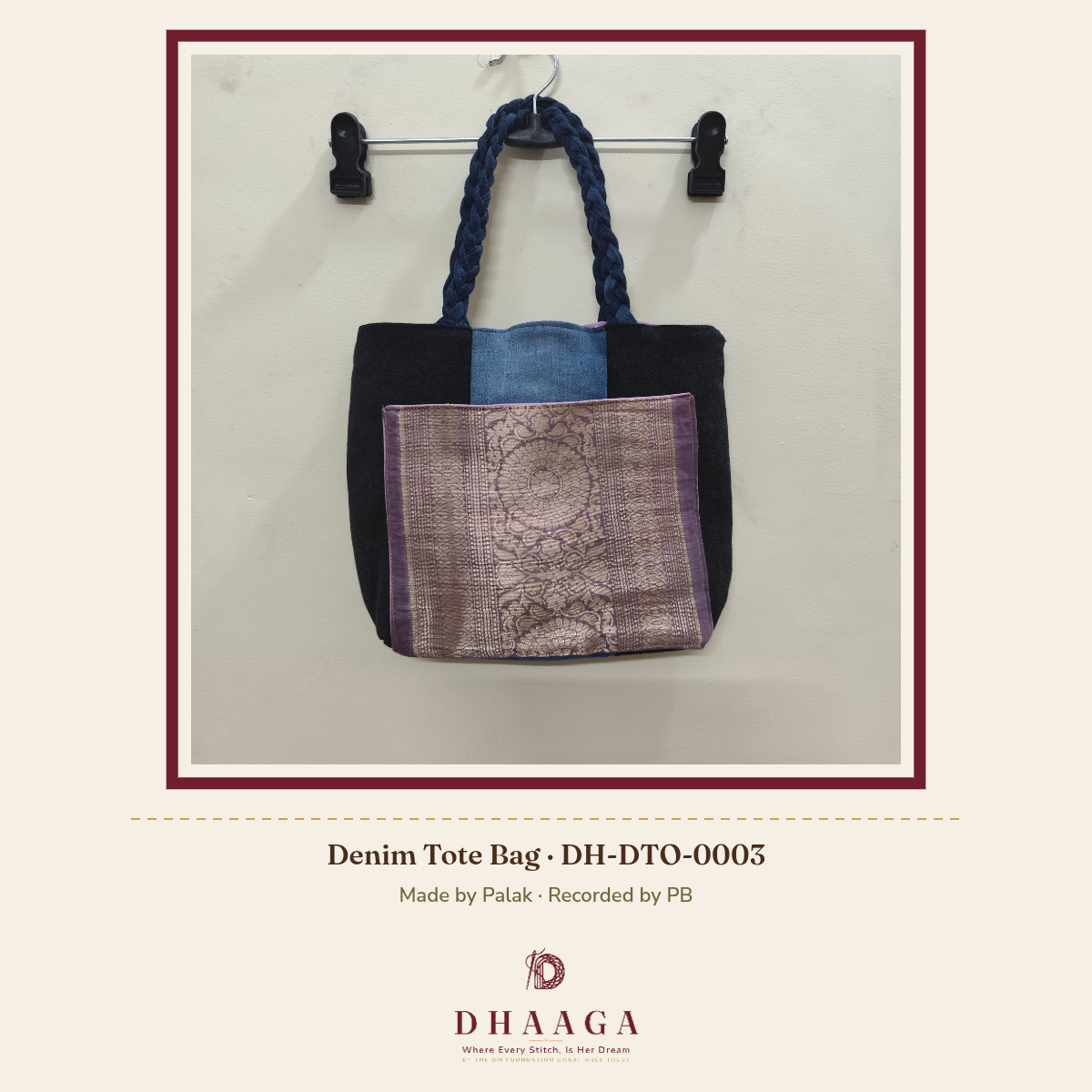 Denim Tote Bag DH-DTO-0003