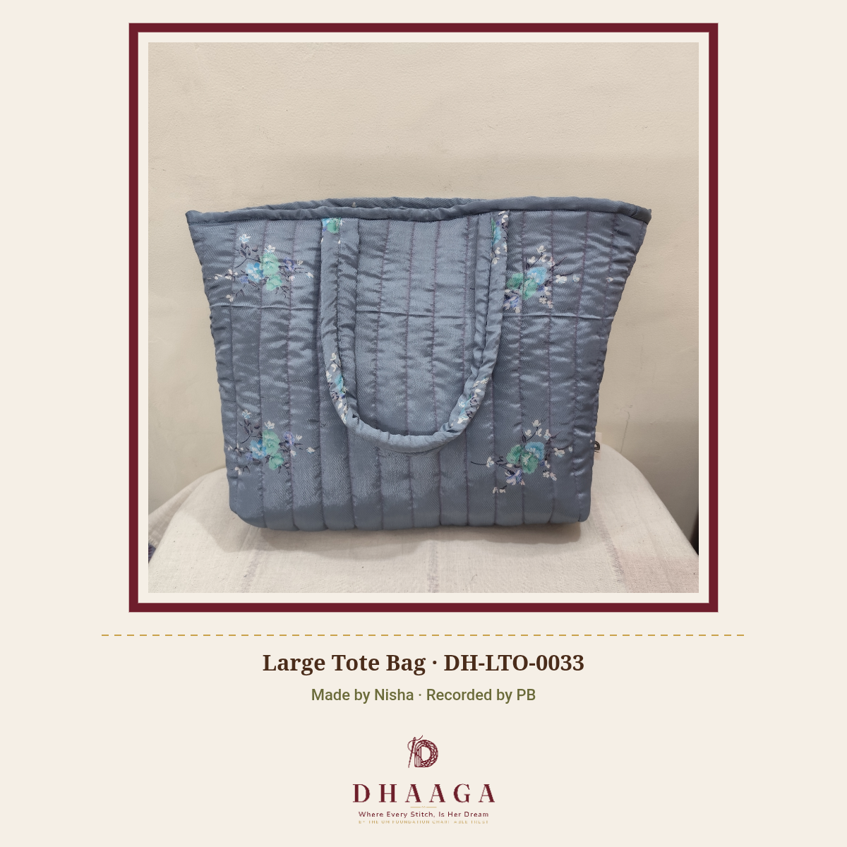 Large Tote Bag — DH-LTO-0033