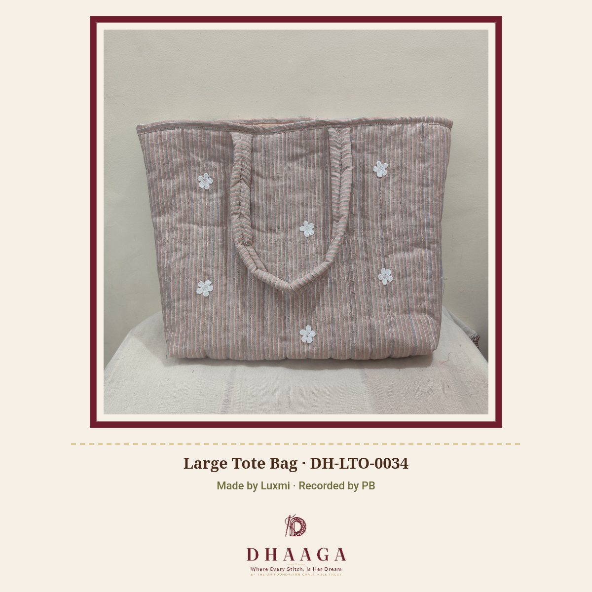 Large Tote Bag — DH-LTO-0034