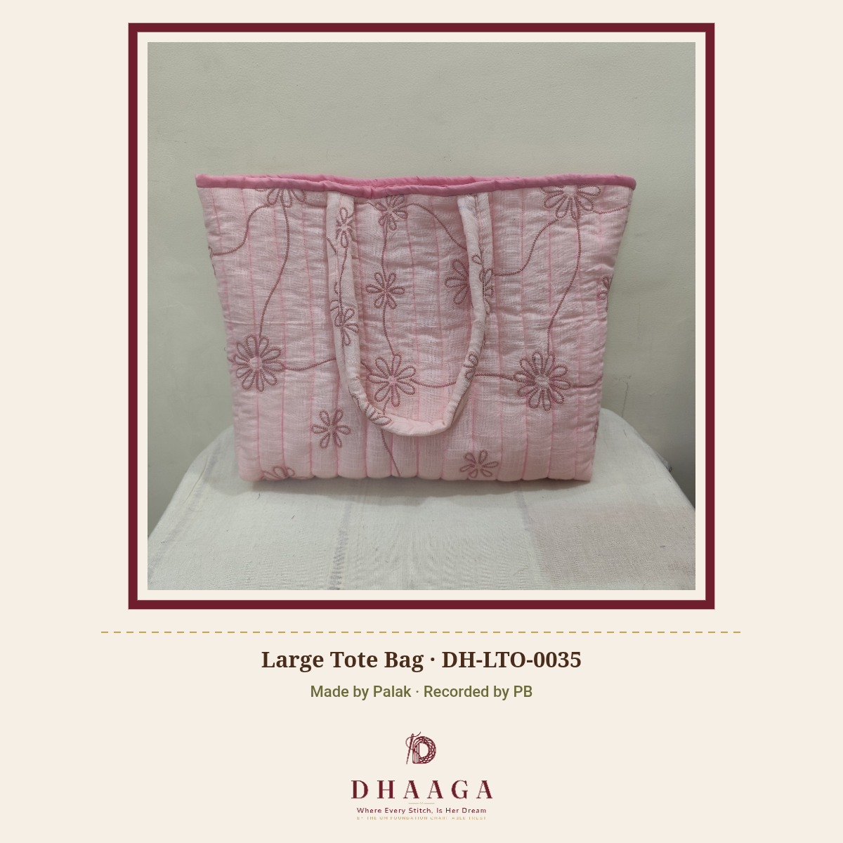 Large Tote Bag — DH-LTO-0035
