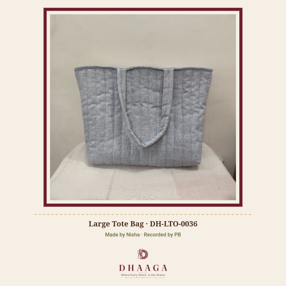 Large Tote Bag — DH-LTO-0036