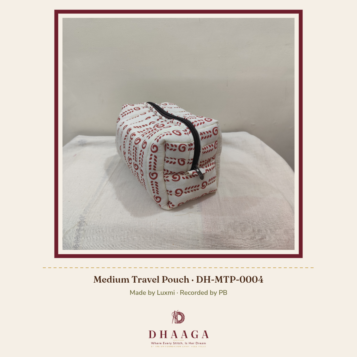 Medium Travel Pouch DH-MTP-0004