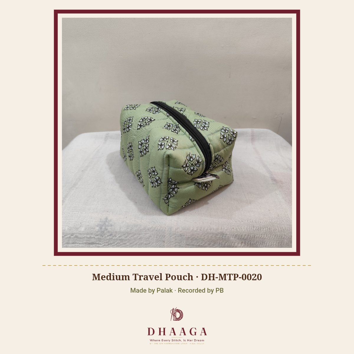 Medium Travel Pouch — DH-MTP-0020