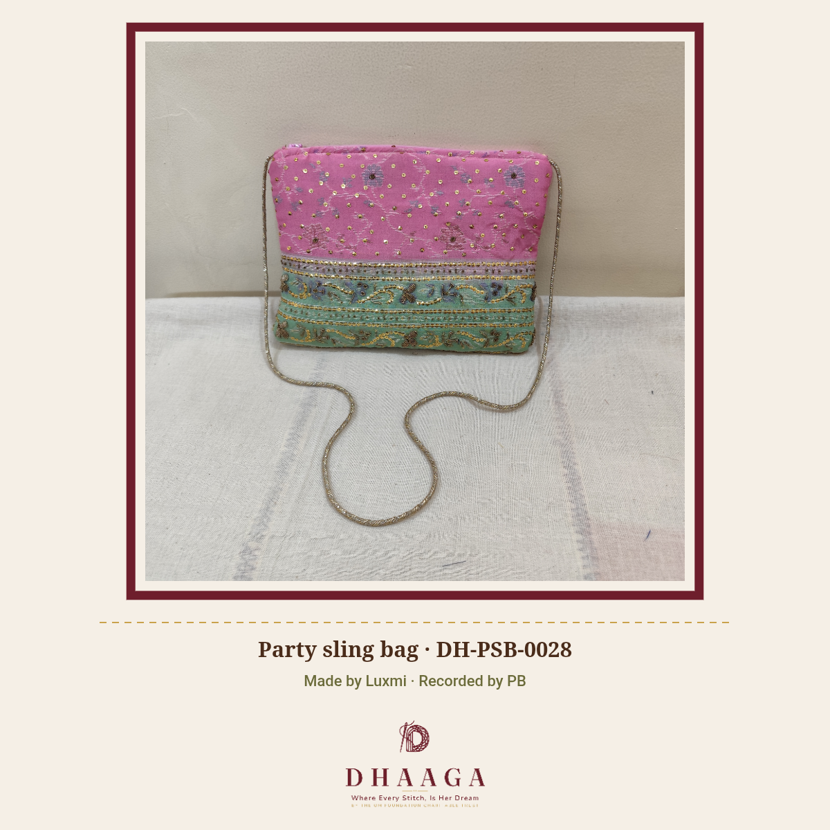 Party sling bag — DH-PSB-0028