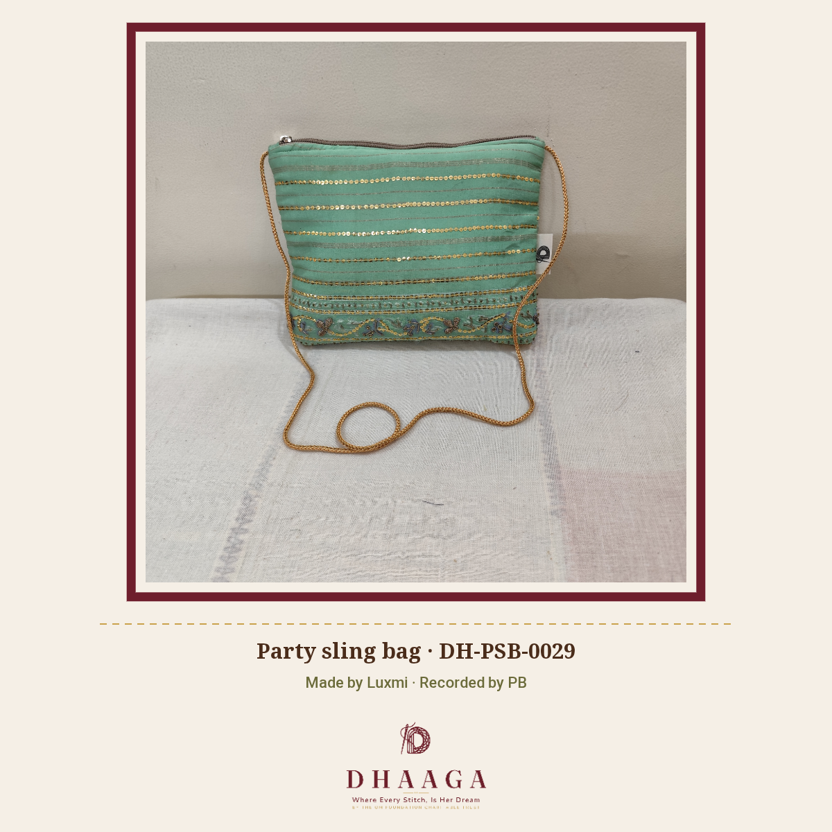 Party sling bag — DH-PSB-0029