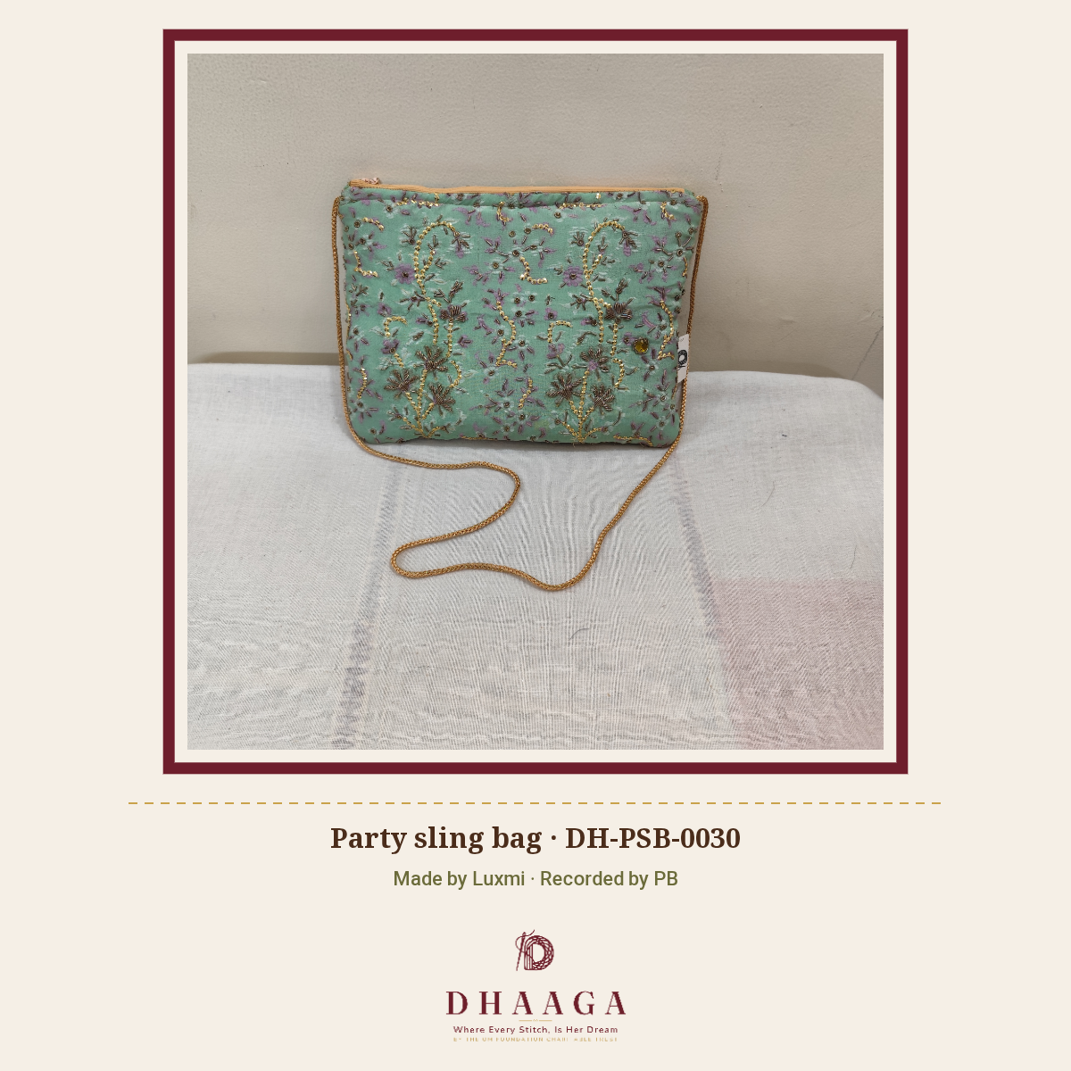 Party sling bag — DH-PSB-0030