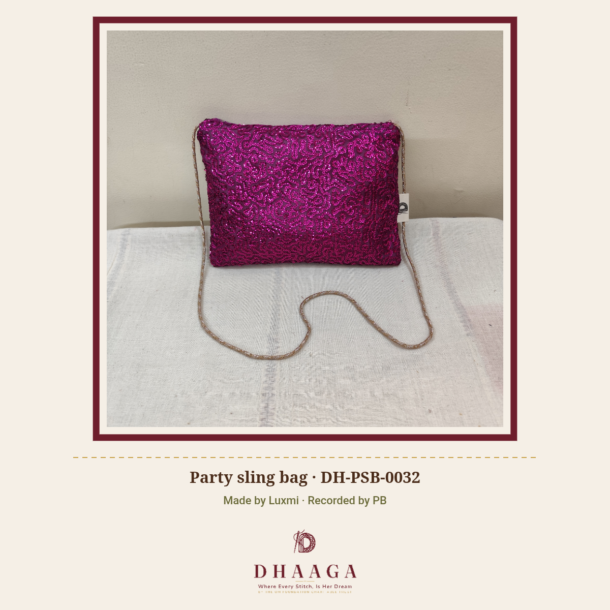 Party sling bag DH-PSB-0032