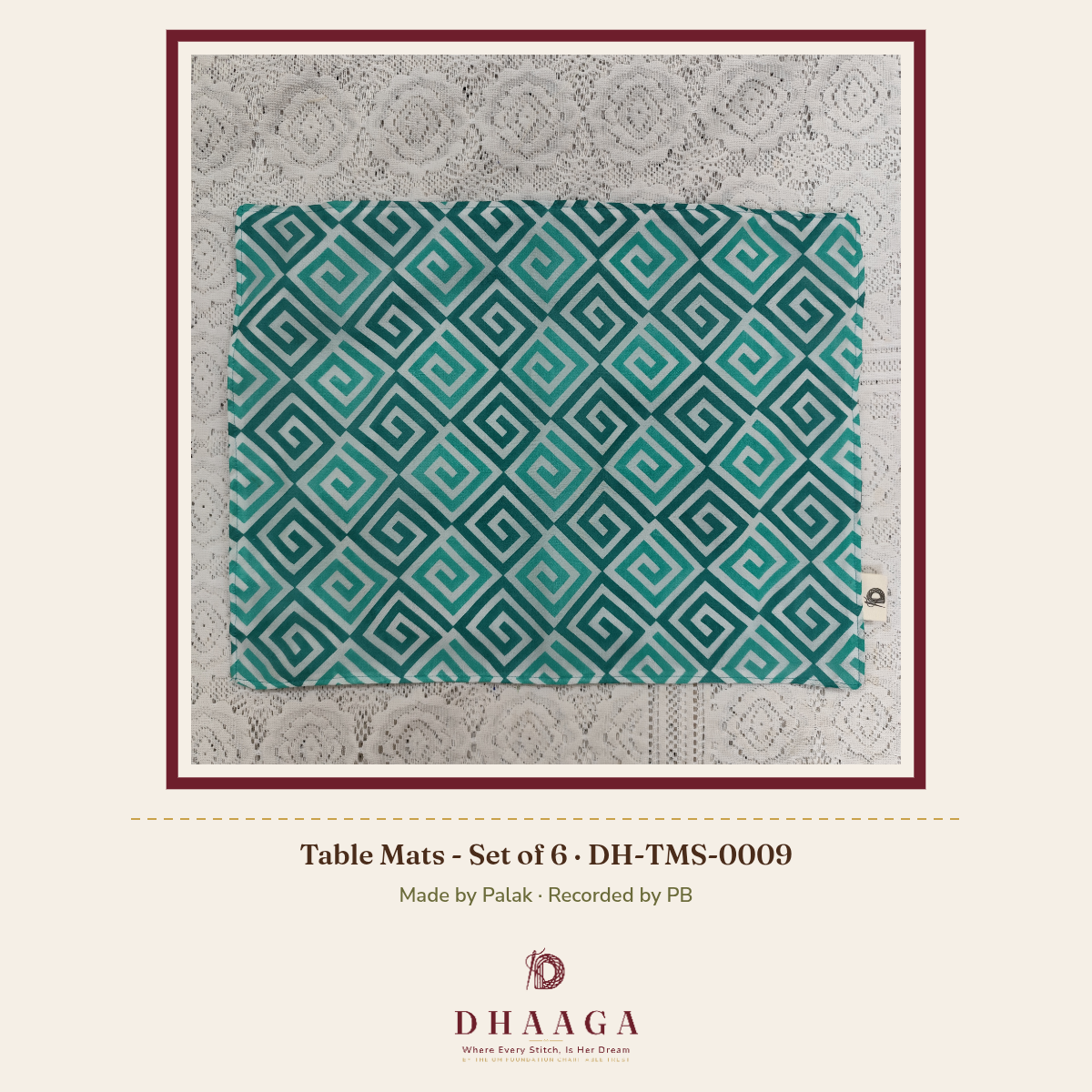 Table Mats - Set of 6 — DH-TMS-0009