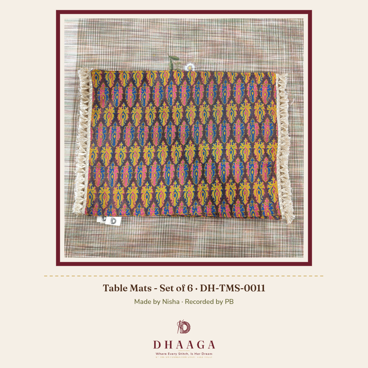 Table Mats - Set of 6 DH-TMS-0011