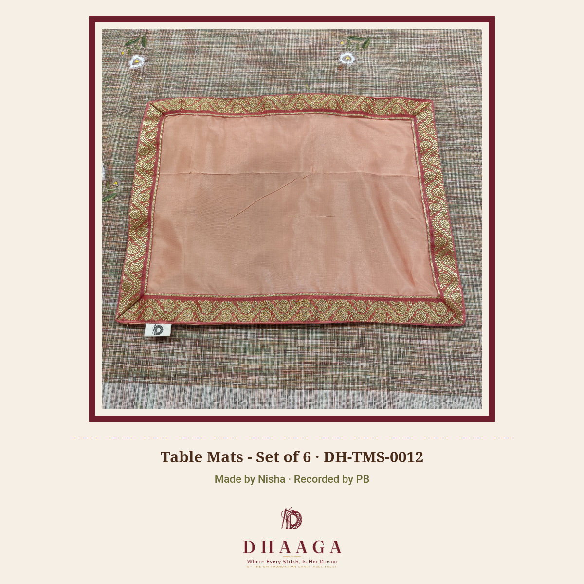 Table Mats - Set of 6 — DH-TMS-0012