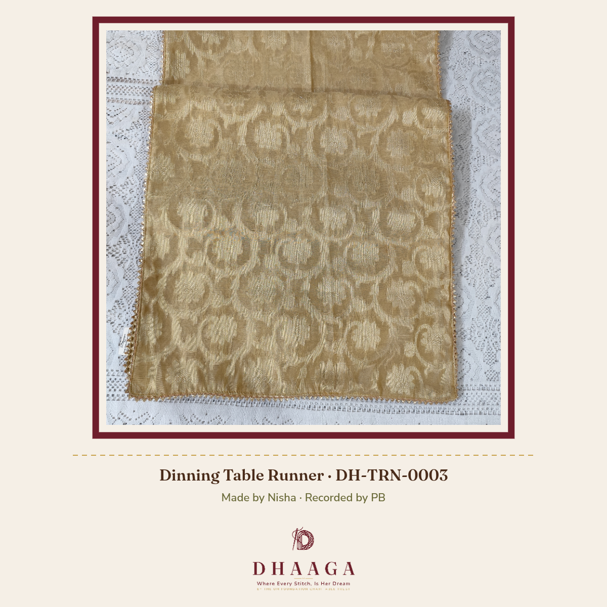 Dinning Table Runner DH-TRN-0003