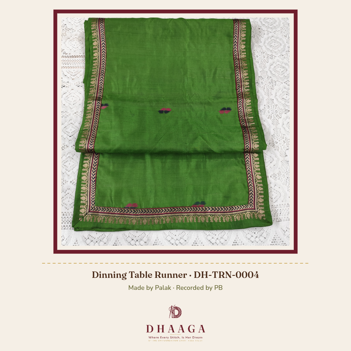 Dinning Table Runner DH-TRN-0004