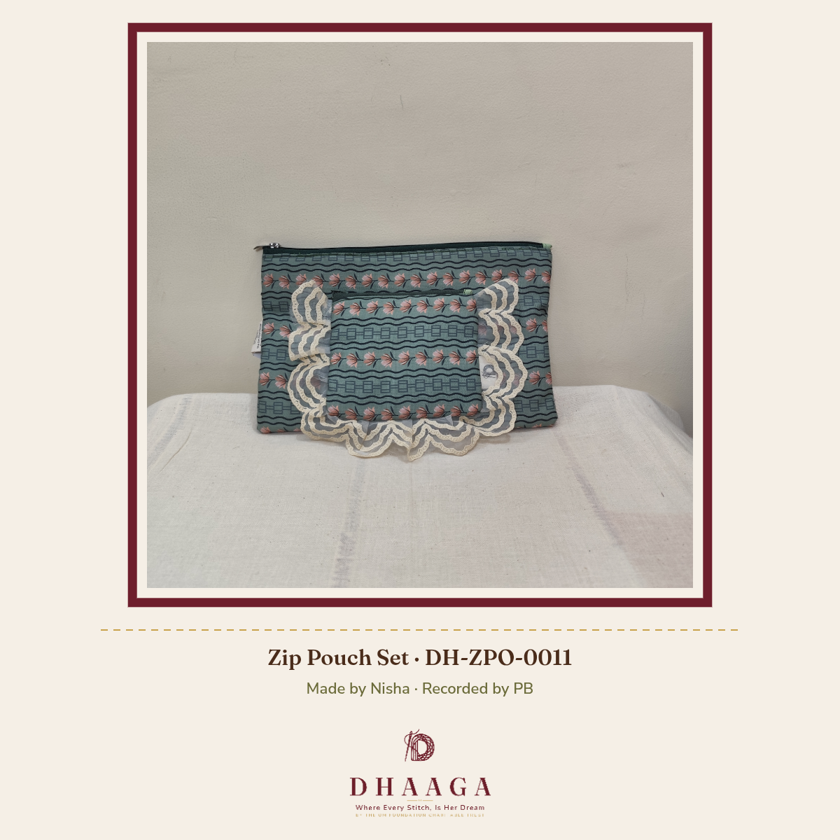 Zip Pouch Set DH-ZPO-0011