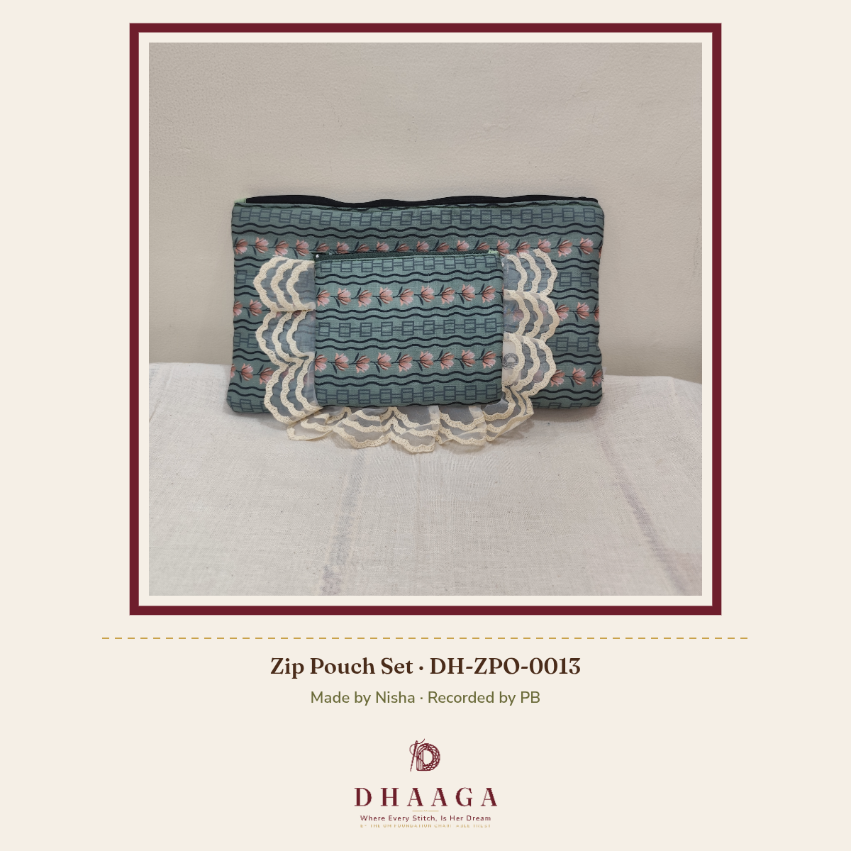 Zip Pouch Set DH-ZPO-0013