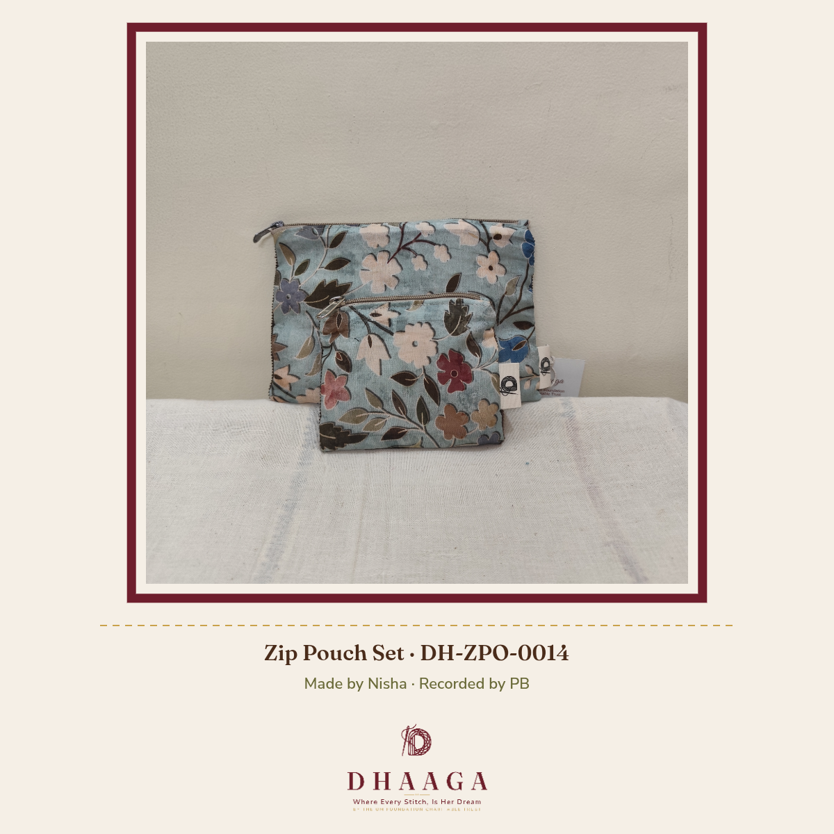 Zip Pouch Set DH-ZPO-0014