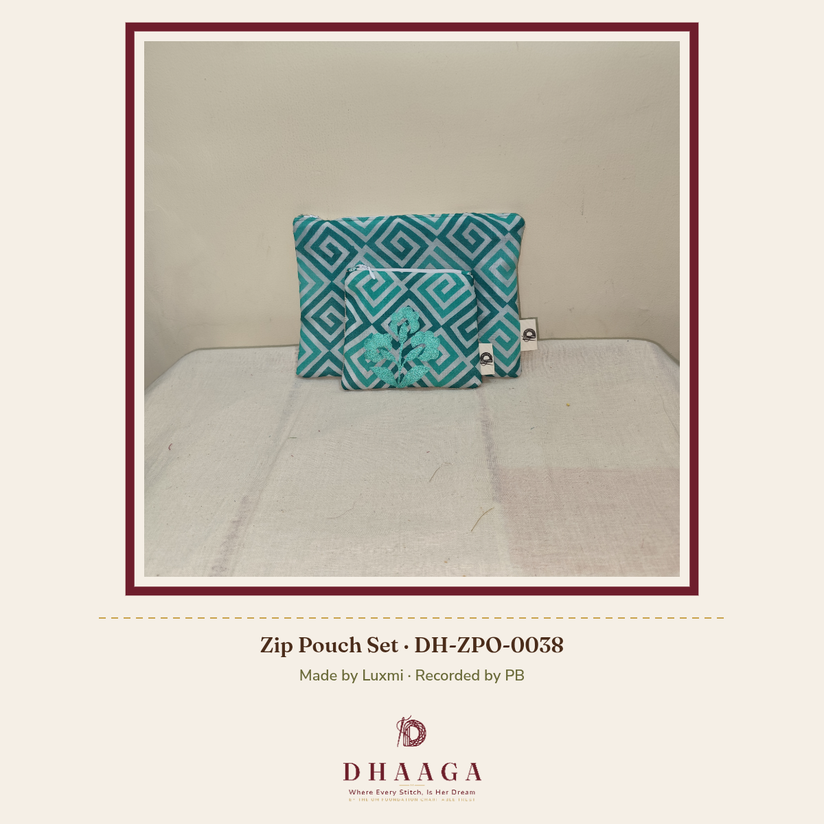 Zip Pouch Set DH-ZPO-0038