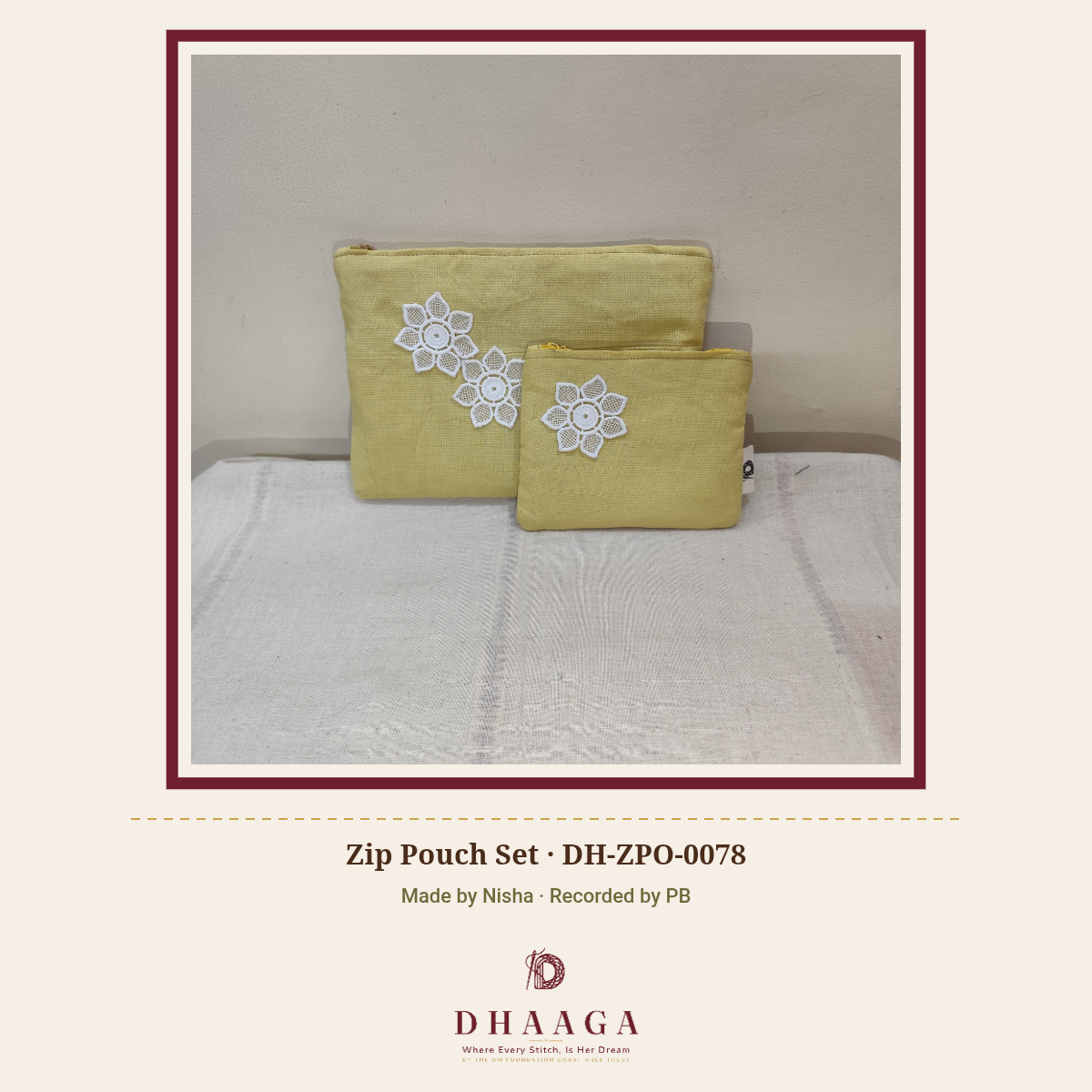 Zip Pouch Set — DH-ZPO-0078