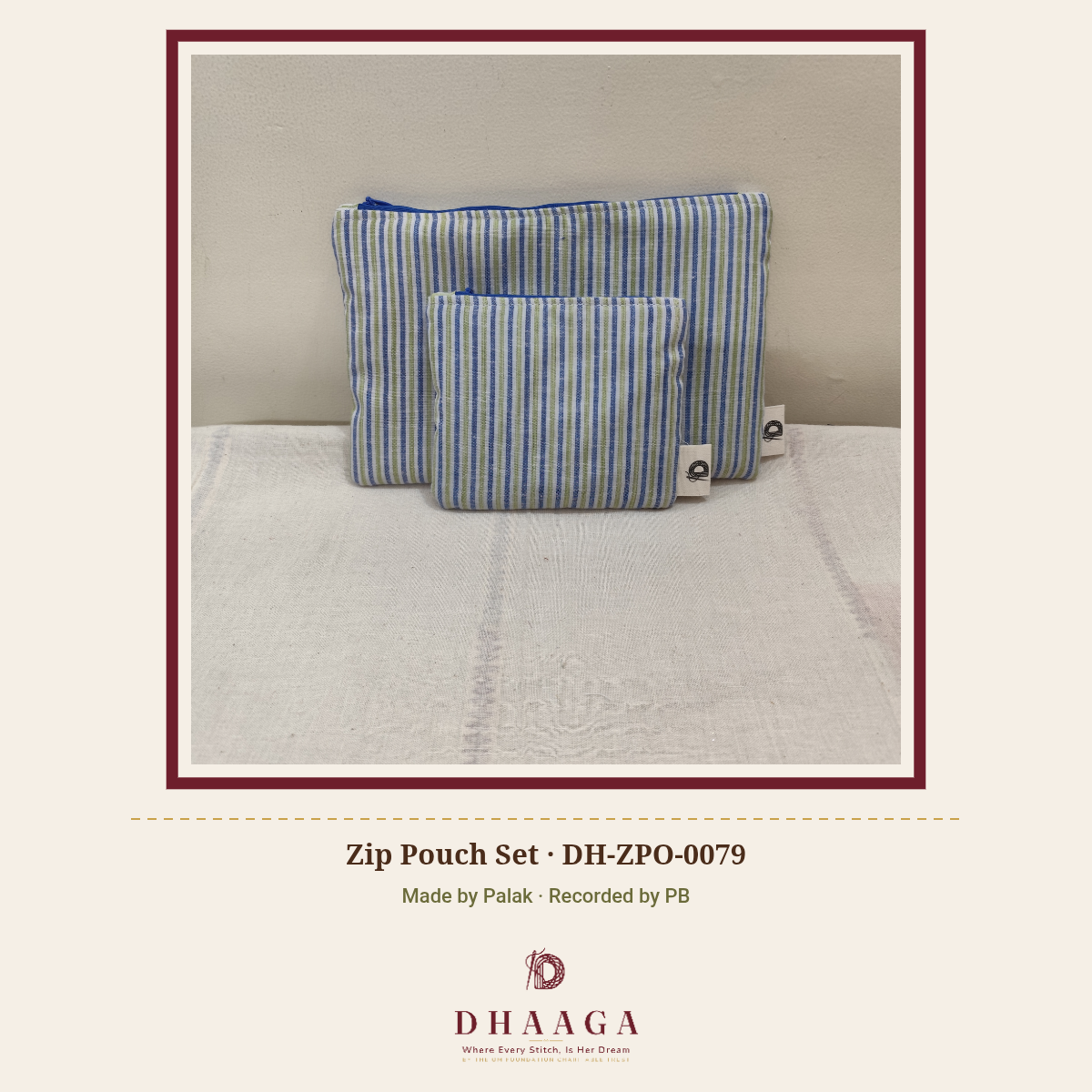 Zip Pouch Set — DH-ZPO-0079
