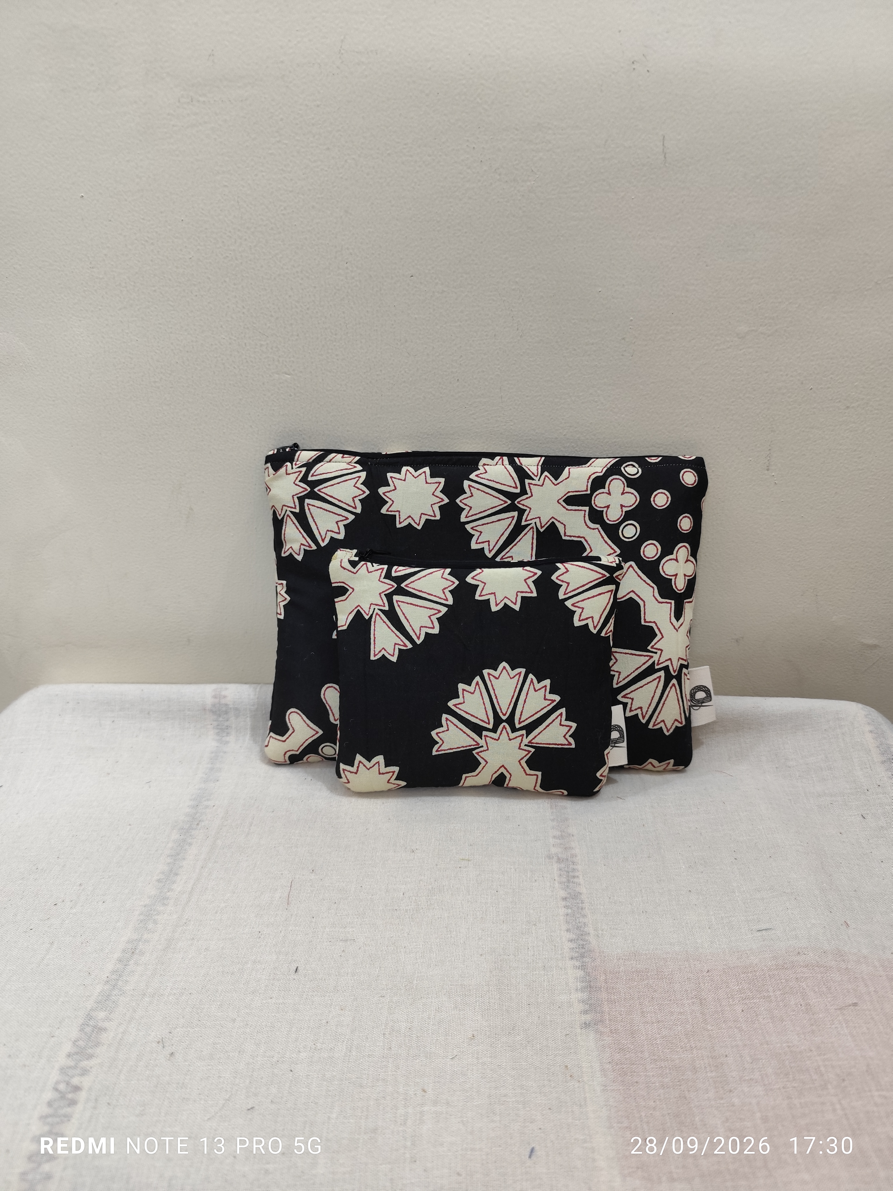 Zip Pouch Set DH-ZPO-0060 — close-up of the craft